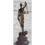 Véritable statue en bronze de la femme