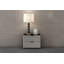 Table de chevet 2 tiroirs Hywel-65784355