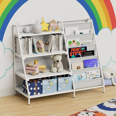80cm H x 90cm W Metal Bookcase