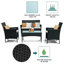 Ayrin 4 - Person Patio Conversation Set with Cushions