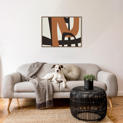 «Calming Neutrals I» par Irena Orlov, reproduction d'art sur toile encadrée