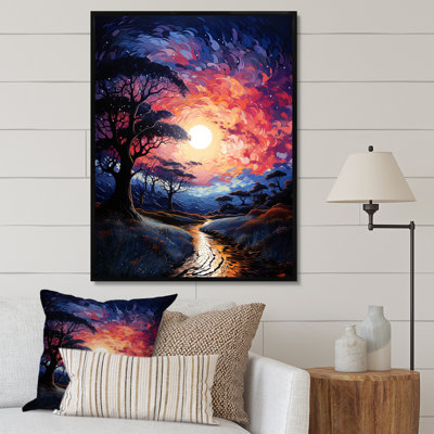 «Dramatic Lightning Nights VI», reproduction d'art sur toile