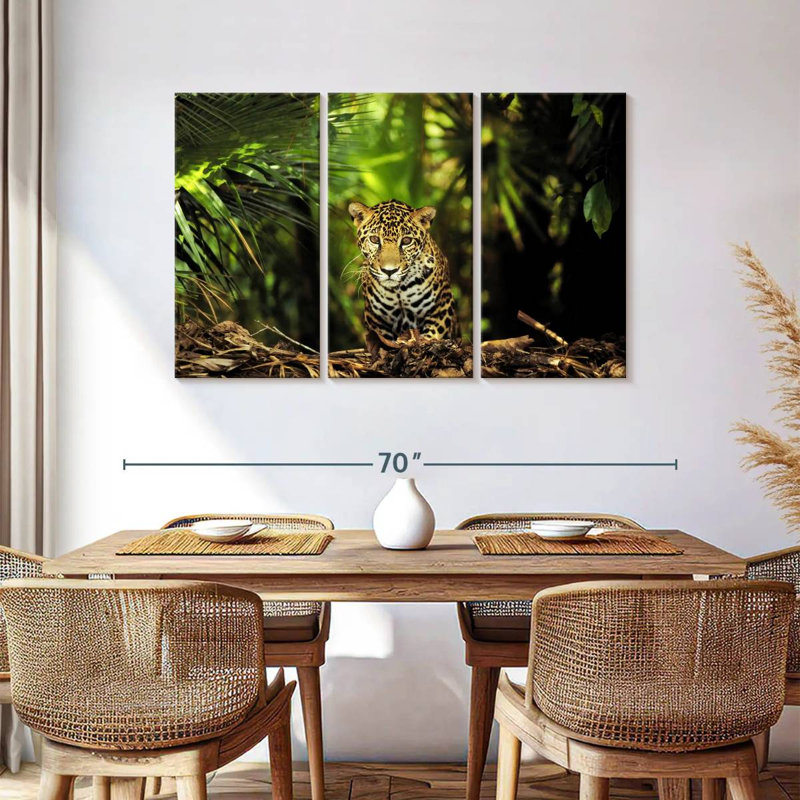 Brampt Belize Jungle Jaguar, 36" H x 57" W