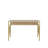 Ricka Modern Writing Desk With Metal Legs-1060175006