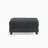 Ermia Modern Upholstered Faux Fur Square Ottoman-111687810