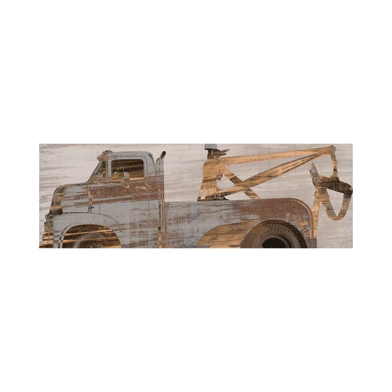 Trucks Curve by PI Studio - Wrapped Canvas Panoramic Painting, 30.48 cm H x 91.44 cm W x 1.91 cm D