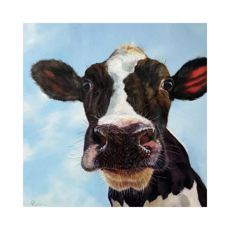 Louise by Lucia Heffernan - Wrapped Canvas Painting, 45.72 cm H x 45.72 cm W x 3.175 cm D