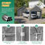 12 X 20 Ft Heavy Duty Carport Canopy Outdoor Garage With Roll-Up Doors And Mesh Windows