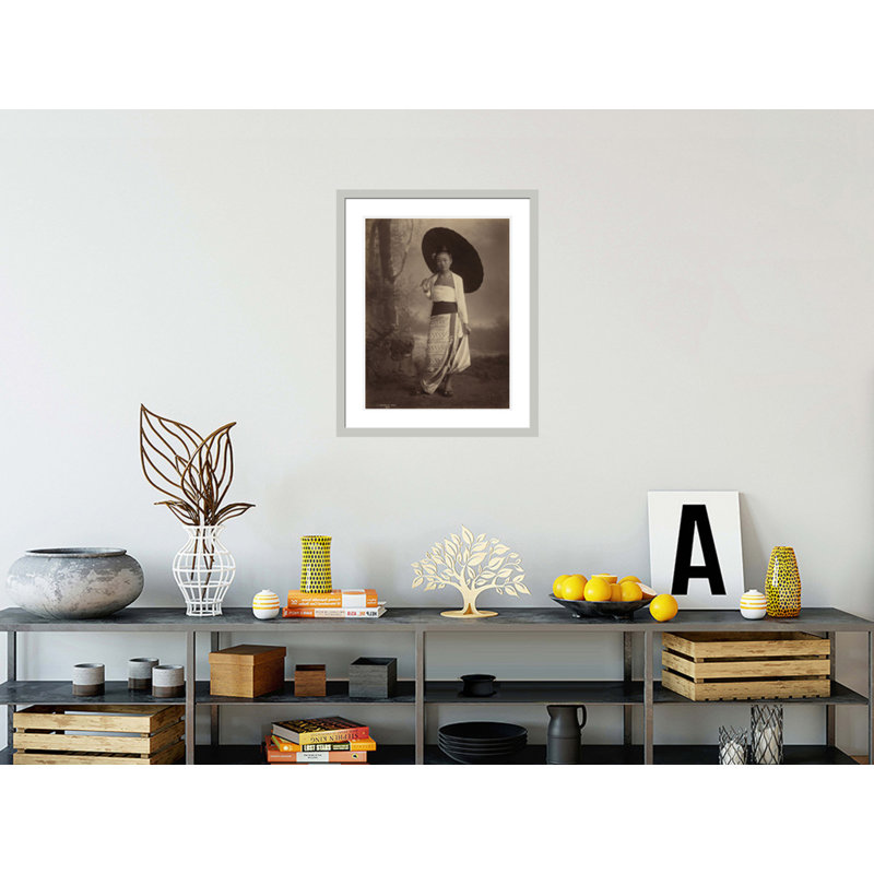 Burmese lady by Anonymous -Framed Giclee Print, 28.85" H x 23.5" W