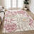 Machine Washable Indoor/Outdoor Chantille ACN2894 Floral Rug-1784749384-1784749392