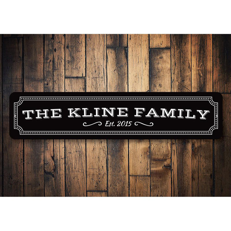 Plaque en aluminium Newlywed, H 6 po x l 24 po x P 0,06 po