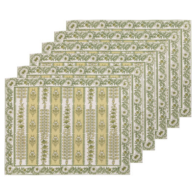 Avignon 100% Cotton Rectangle Placemats