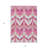 3' X 5' Pink Mauve And Orange Ikat Washable Indoor Outdoor Area Rug