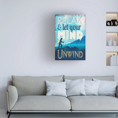 "Let Mind Unwind" sur toile