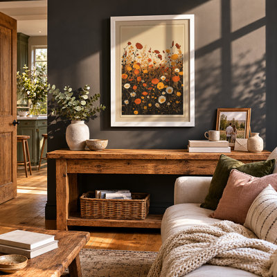 Wildflower Garden Botanical - Framed Print