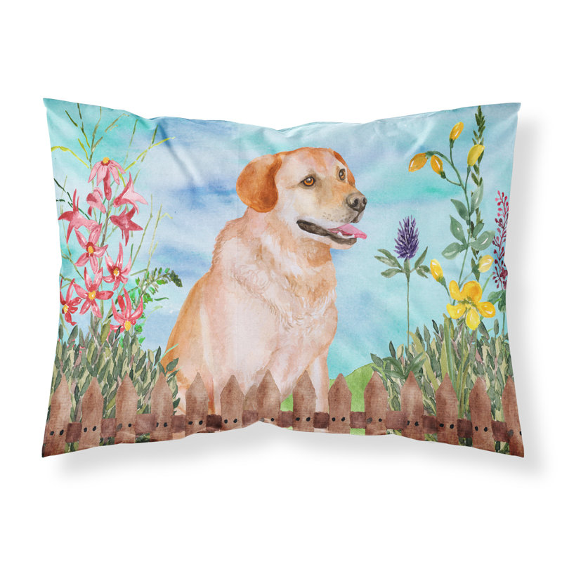Taie d’oreiller spring, Labrador Retriever