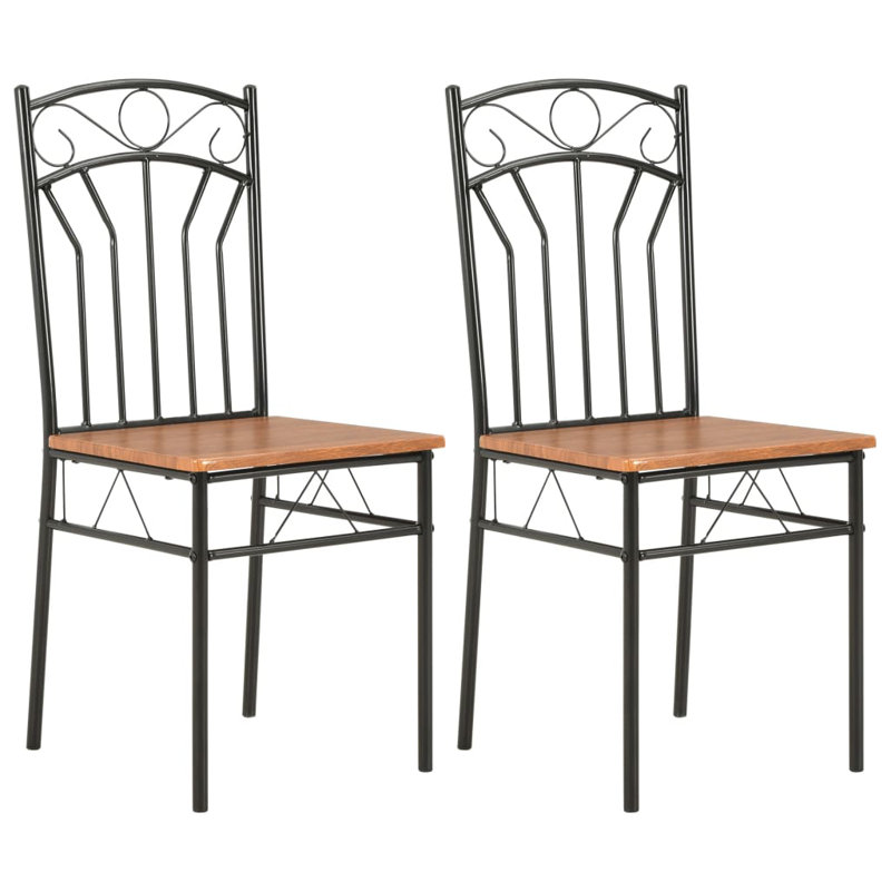 Kiyoko 44cm H Side Chair in Brown