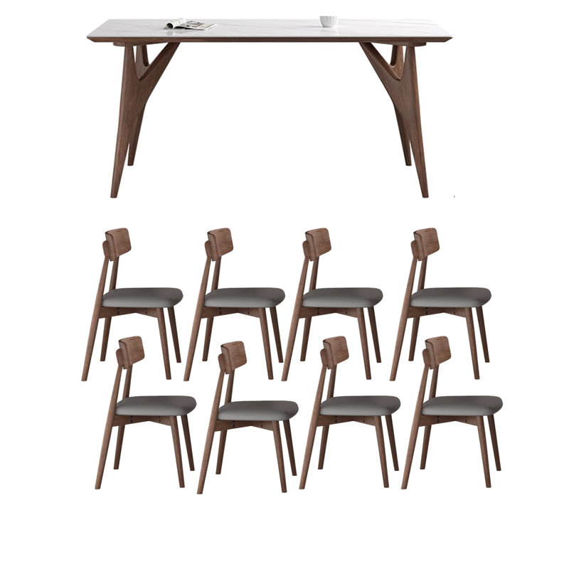 Table de salle à manger Modern, H 29,53 po x L 70,87 po x l 35,43 po