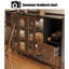 Buffet en noyer massif et bois manufacturé-1998661196