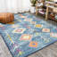 Tapis bleu foncé / multicolore Bethlehem Tribal Love-2013309722