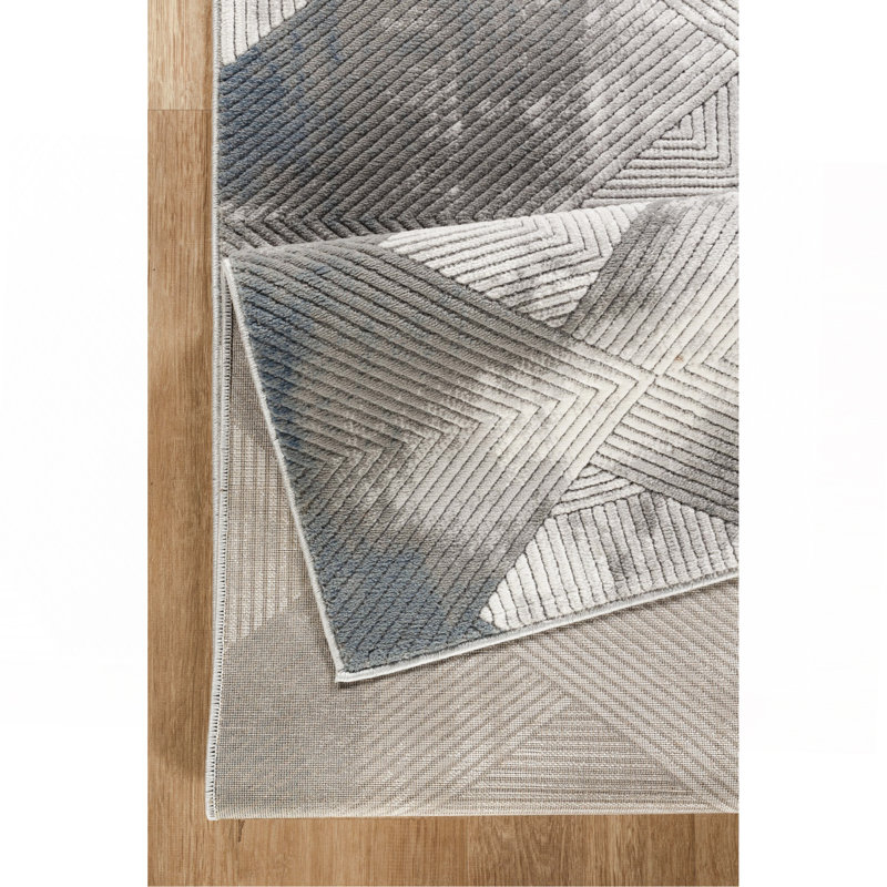 Gray Area Rug, Runner 2'7" x 9'10"