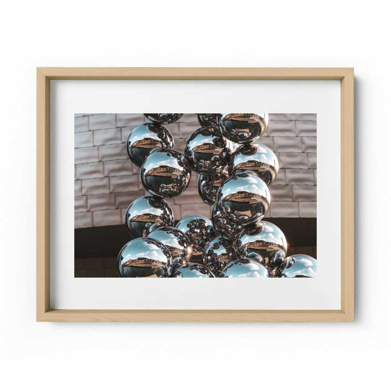 Distant Eyes Print by Joseph Regan, 22" H x 26" W x 0.75" D, Natural