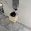 Meuble-lavabo mural 24 po avec lavabo d'art en céramique et porte à fermeture en douceur, emballage KD, contreplaqué