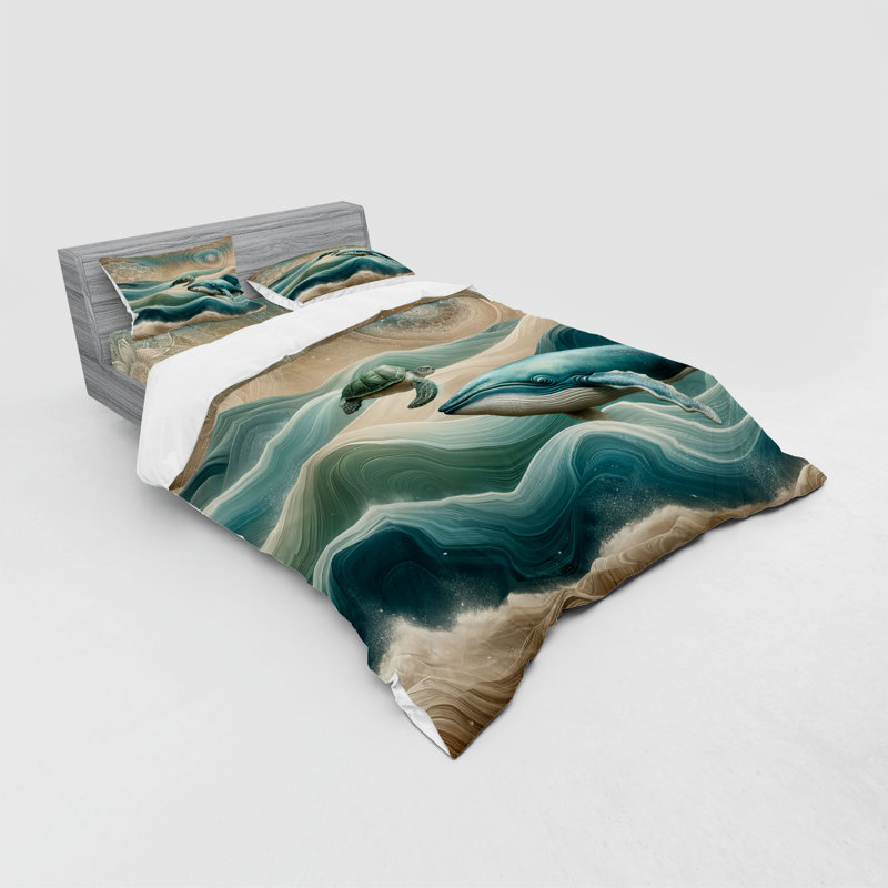 Ensemble de literie Ambesonne, Housse de couette grand + 3 pièces supplémentair