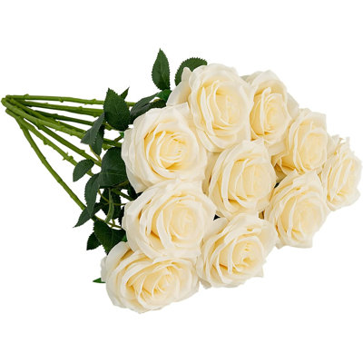 Bouquet de fleurs artificielles 10 pièces