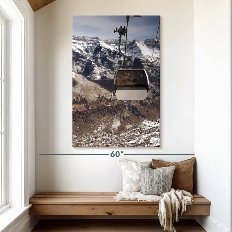 Aime Telluride Cable Car, 51" H x 34" W
