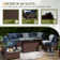 Romanas 8 Piece Patio Conversation Sets With Fire Pit Table