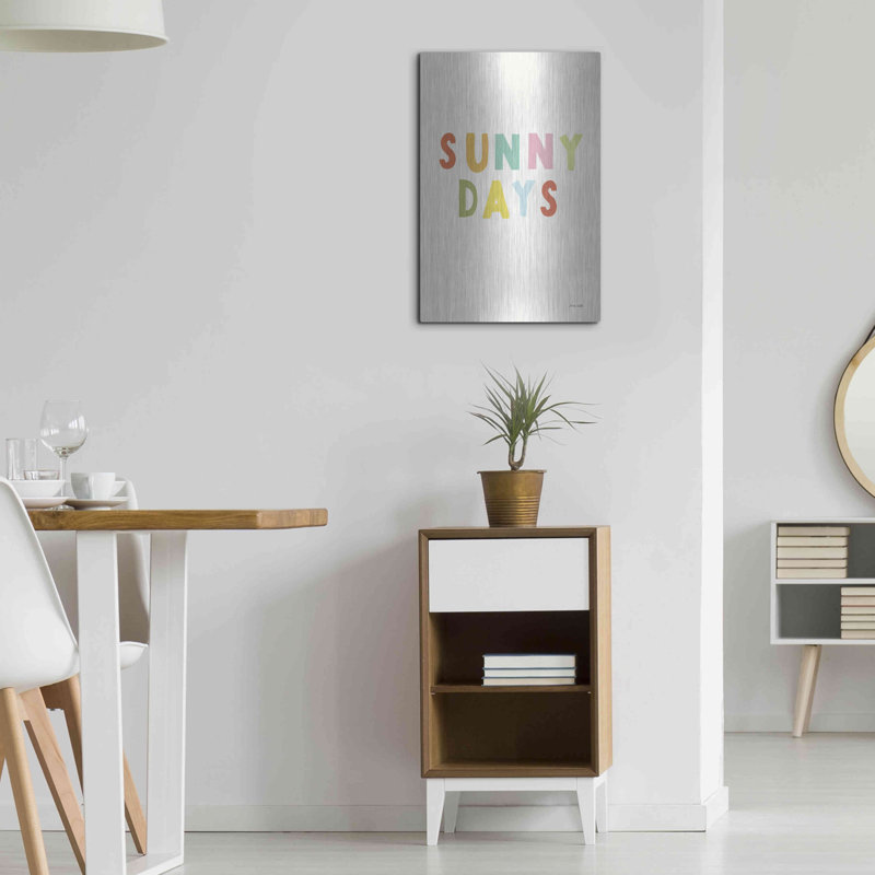 «Sunny Days» par Ann Kelle Designs, art mural en métal, H 24 po x l 16 po