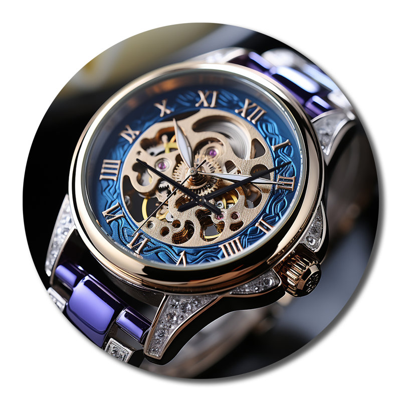 Metal Wall Clock, Extra Large