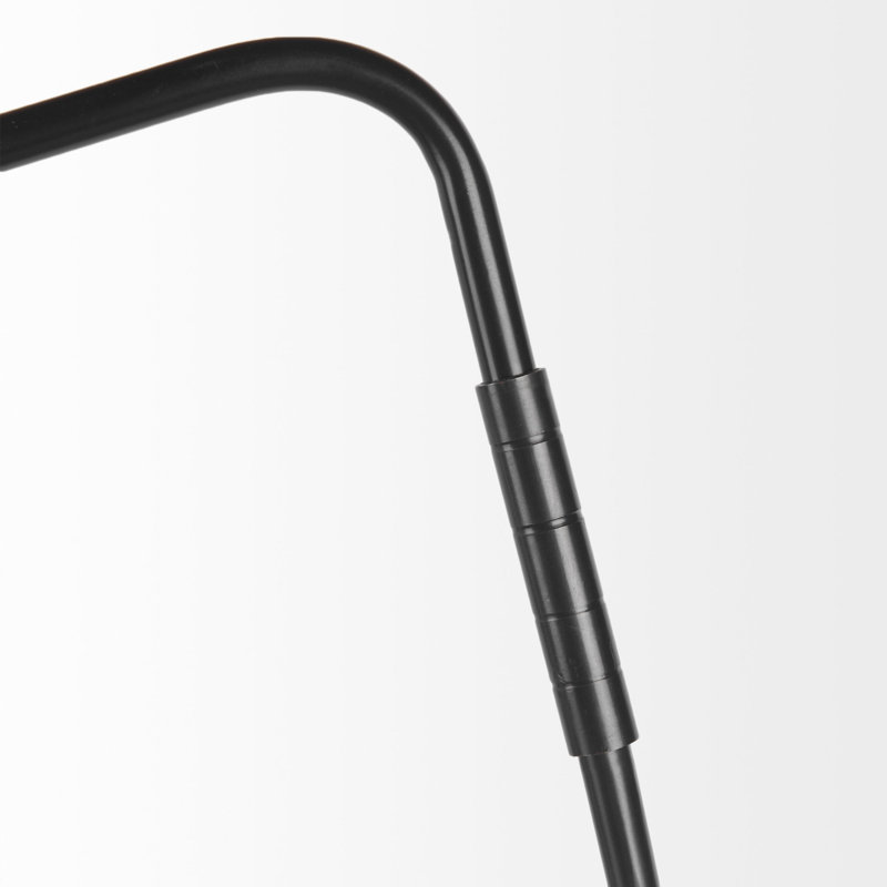 Bras pivotant noir à 1 lumière enfichable