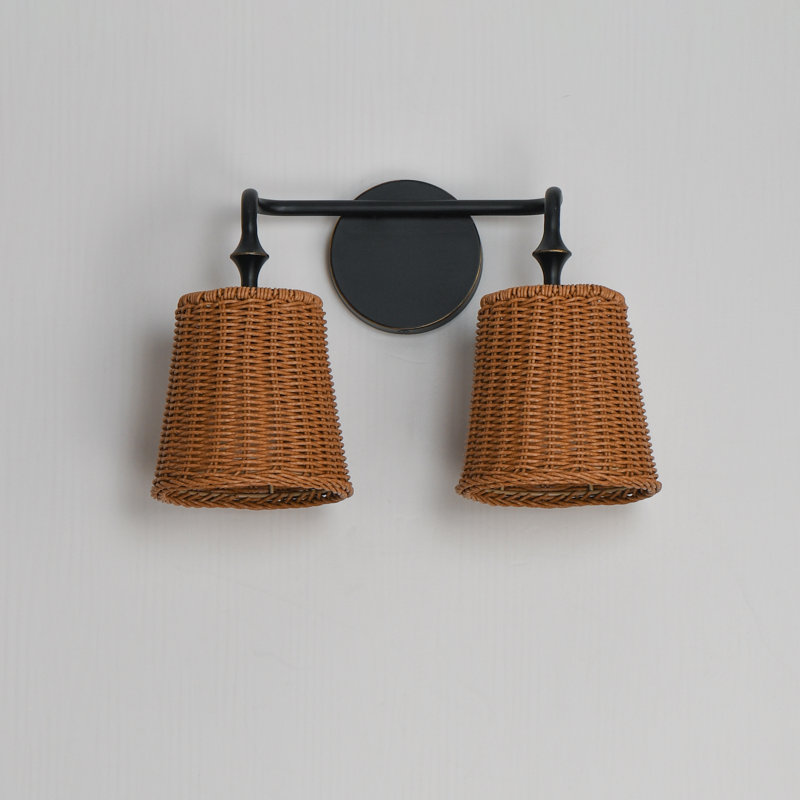 Meuble-lavabo Baja, Bronze foncé