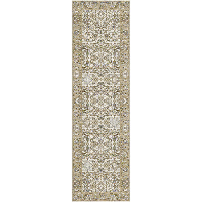 Tapis oriental en polyester Beristain, Tapis de couloir 2 pi 2 po x 7 pi 7 po