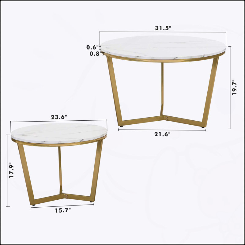 Ensemble de tables basses Modern Modern
