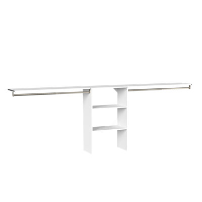 Suitesymphony Base Unit With 2 Top Shelves And Hang Rods