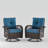 Yentin 3-Piece Rocking Chair Set with Cushions -943193506