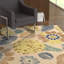 Tapis performance à motif floral crocheté à la main Doyle-22984736