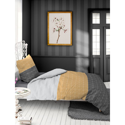 No Pattern Duvet Cover with Pillowcases Included