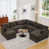 9 Seater Left&Right Chaise Couch