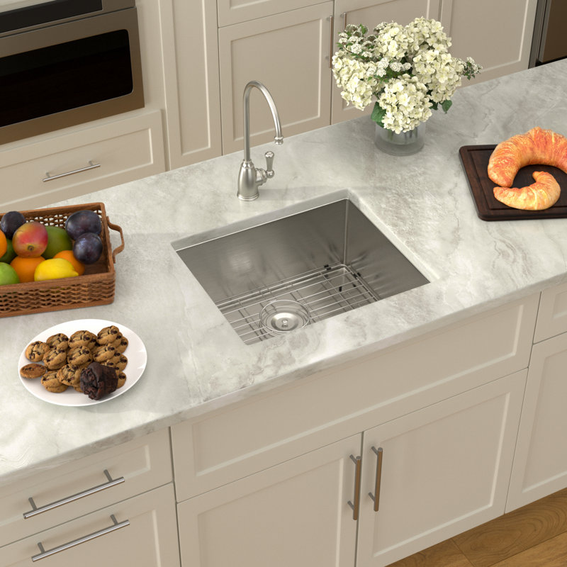 21'' L x 18" W Undermount Bar Sink Single Bowl Stainless Steel Kitchen Sink