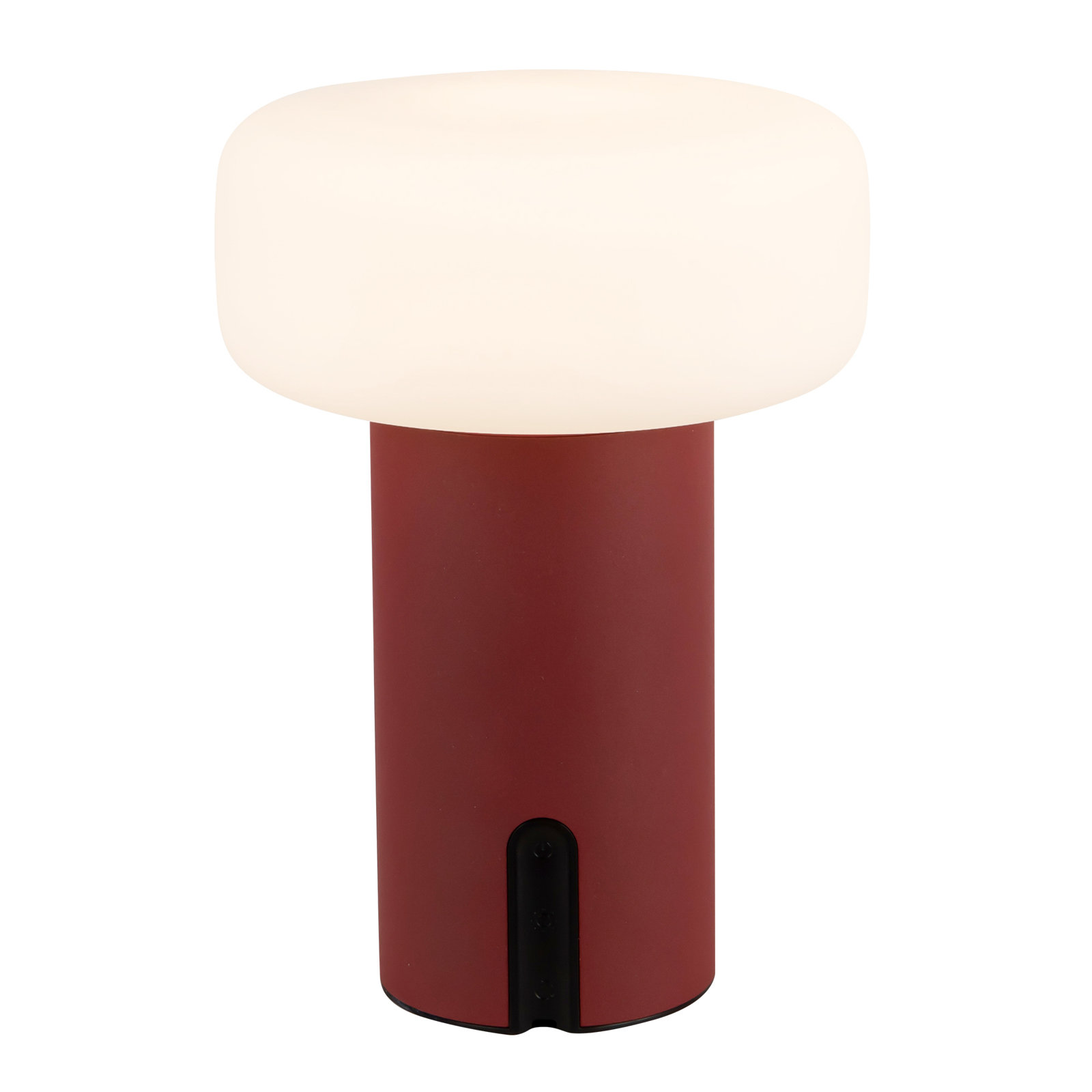 Shilo 8-in Fresh Green Dimmable LED Exterior Portable Lamp, Red