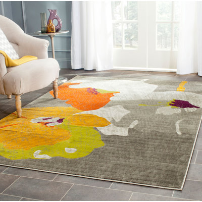 Tapis floral Charis Porcello Performance