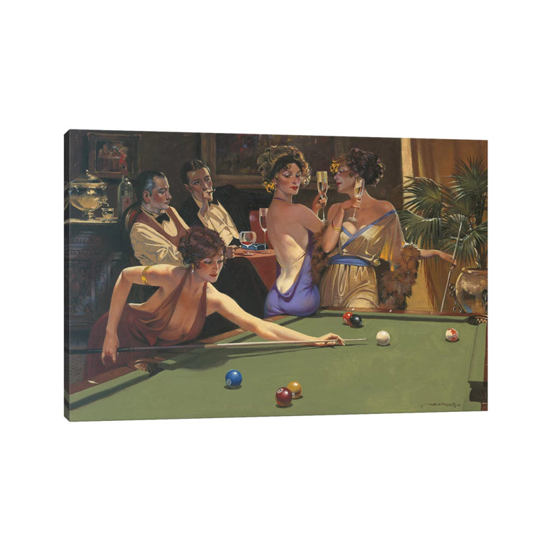 «The Seduction Game», impression sur toile tendue, H 26 po x l 40 po x 1,5 po