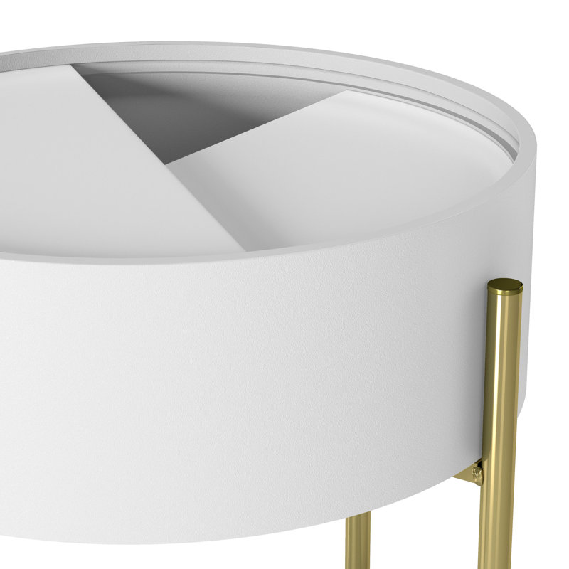 Table de bout avec plateau et rangement Mascolino