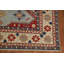 Tapis oriental bleu clair à motif géométrique Kazak 10 x 13