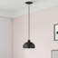 Mini-luminaire suspendu noir 1 lumière Domma-1673045589-1673045585