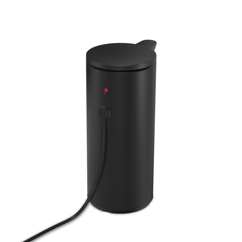 simplehuman 9 oz. Touch-Free Rechargeable Sensor Liquid Soap Pump Dispenser, Matte Black